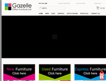 Tablet Screenshot of gazelleoffice.co.uk